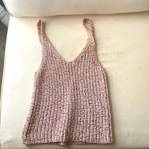 woven sweater tank top moon and madison